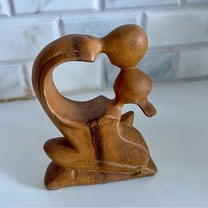 Wooden Lovers Figurine